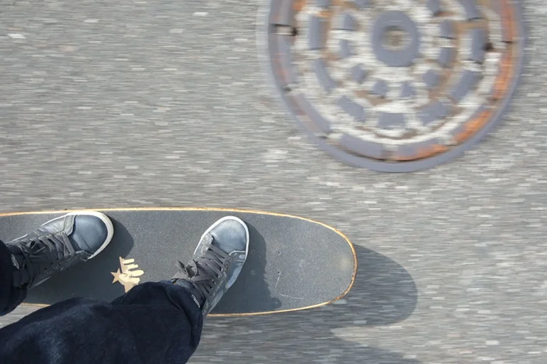 I'm lucky enough to be able to skate to The Bricks from where I live downtown. Nuccio Parkway is a smooth easy ride on the cruiser.<!-- Booze Cruise: September 2012 -->