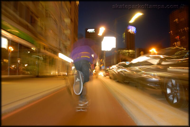 Rotterdam - skating the bike lanes