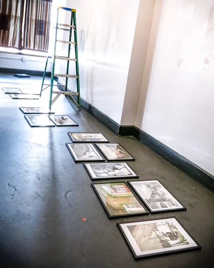 LOTS of artwork to hang…
<!--thursdayam2023practice-->