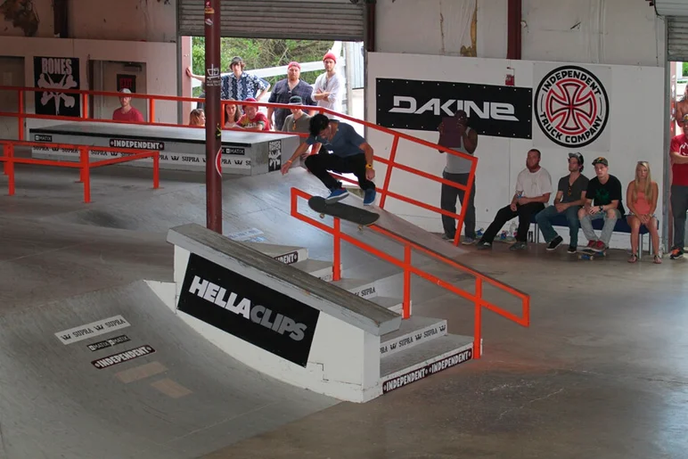 <!-- damnamATL2014sunday -->

Florida native Pat Schaefer caught this switch flip no problem.