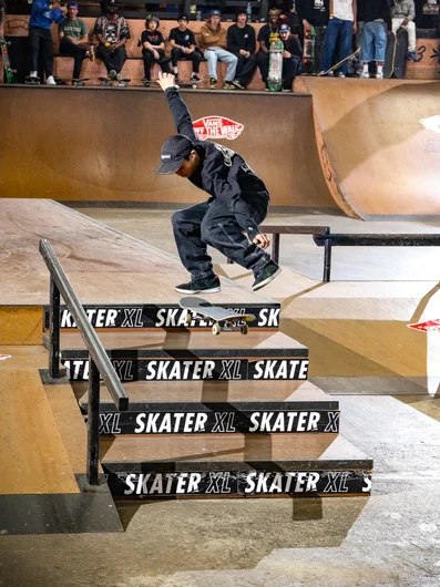 Braydon Santos with a proper Kickflip down the set for Anchor Skate Supply


<!--cotcfinals2024-->