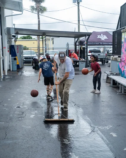 By any means necessary - backside mopslide from Thrasher in the courtyard

<!--schoolsoutjam22-->