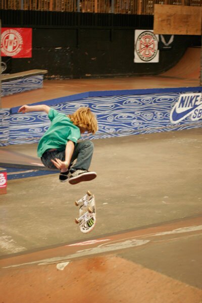 This kid will probably have a pretty sick kickflip