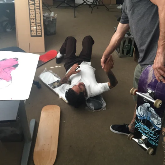 <!--lart15-->

We found Greco at Baker. “Back’s jacked.”