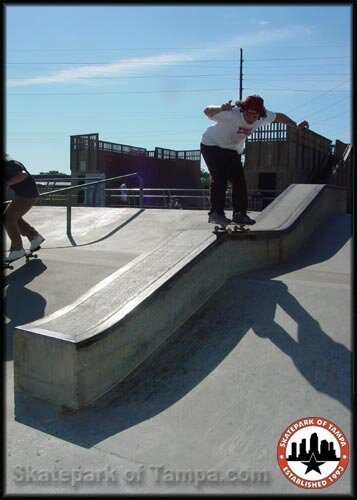 Scotty Conley Backside grinds ledge at Louisville