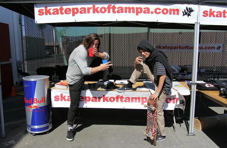 Ryan Reyes and Trevor Colden are down with us.<!-- Damn Am Costa Mesa 2013 Presented by Volcom -->