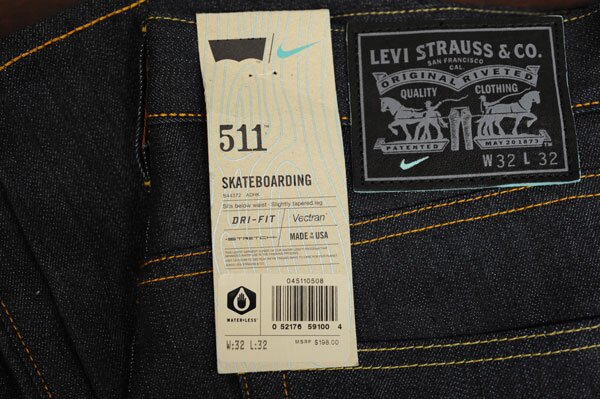 Levis 511 Skateboarding Team Edition