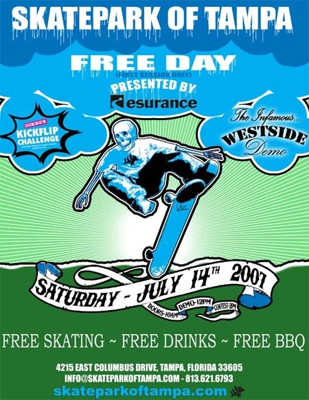 This year's Free Day is Saturday, July 14, 2007