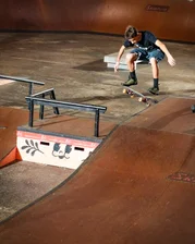 Kickflip up and over