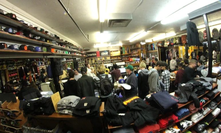 <!-- Black Friday 2013 -->

Everyone here came up hard on discounted shoes, shirts, boards, and a lot more.
