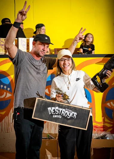 Rightfully so, Pamela Rosa won the Zumiez Destroyer Award.
<!--sundaytampapro2021-->