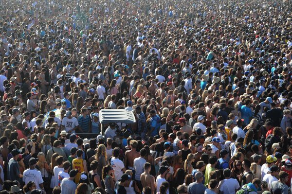 Coastal Carnage 2011: the crowd