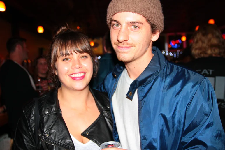<!--ta14-sn-->
Katie Faulkner was out last night with Nike SB rider Cory Kennedy.