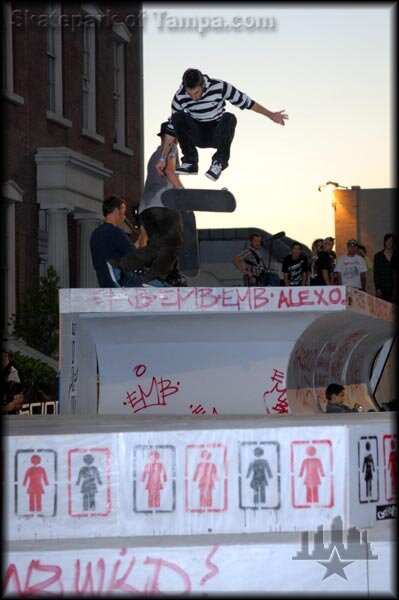 Billy Marks half cab flipped the Gonz Gap