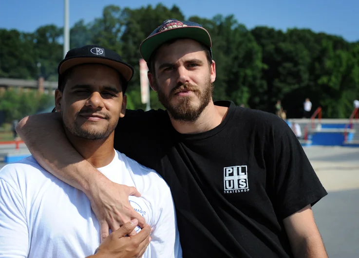 <!--Copa2014-->

Plus Skateshop made it up with a small team of Chad Poore, Chris Blake and the other Brian Schaefer, Bryan Schaefer. Kevin Perez came to document and Keith Gibbs managed the team. They're buddies.
