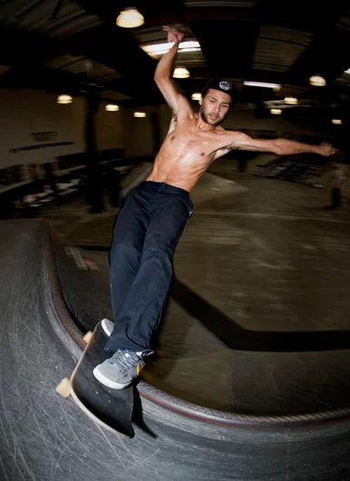 <!--cm151-->

Treshan O’Shaughnessy takes a fs Feeble around the bend.