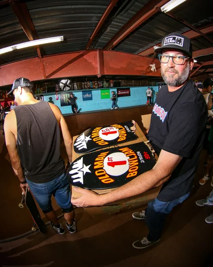 The trophies were looking awesome this year thanks to the Art Department aka Scott Spear who knocked out these hand painted beauties.


<!--ombj2024-->