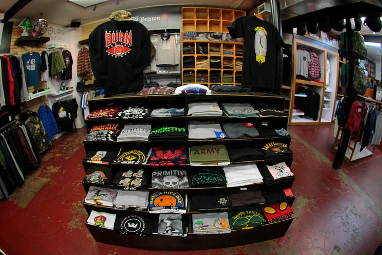 <!--shoptour2015-->
This is where we keep most of the new t-shirt arrivals, so you always know what's fresh.