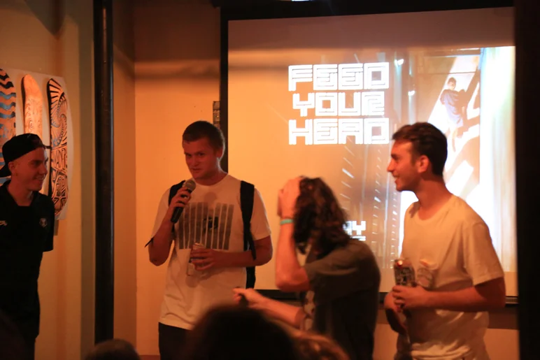 <!--feedyourhead-->
A quick speech before the video starts.