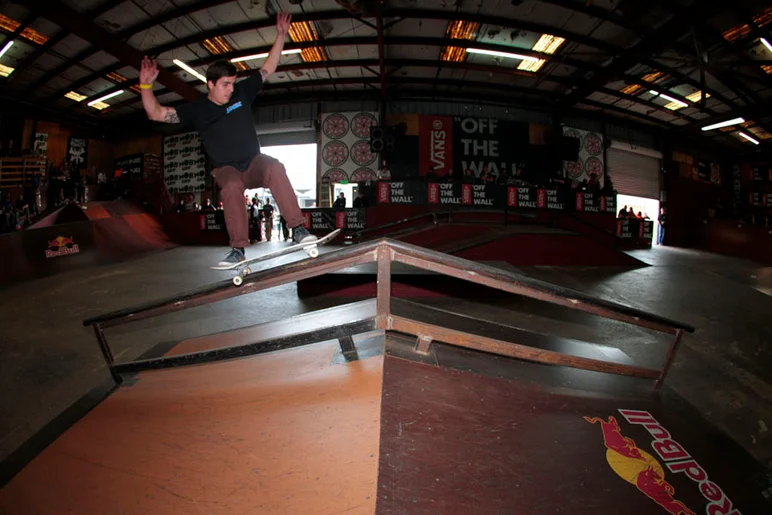 <!--cotc15-->

Bryan Schaefer, Plus Skateshop - 50-50 Up Pop out.