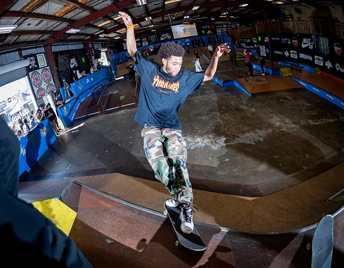 <!--am16friphotos-->

Jyrus Ferguson knows his way around an elbow with a Prang Mantis-esque Front Feeble Grind.