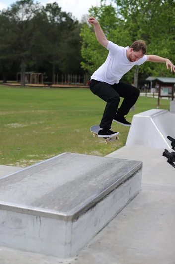 Producer Pat got his nickname from his directing input on SPoT Life episodes.  He's got a line in this one including this frontside pop shuv nose manny.<!-- Damn Am Atlanta 2013: The Road and The Bowl Jam -->