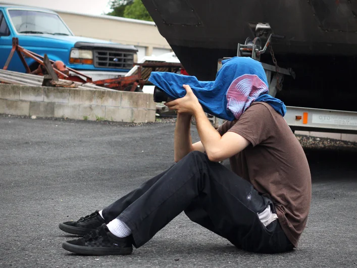 <!--veervidphotos-->
Tristan keeping the VX dry.