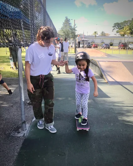 <!--b4bbroward-->
Lauren killed it all day - volunteering her time to make sure everyone’s balance was just right and helped everyone she worked with gain confidence on their board.