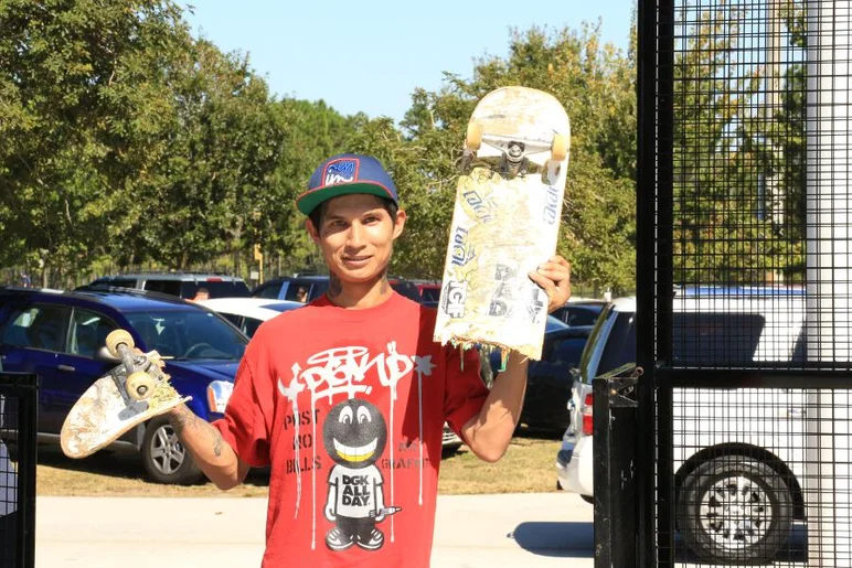 <!-- 2013MatixHalloweenJam -->

SPoT team rider Robby Kirkland broke his board before I could snap a flick of him skating.