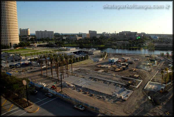 Trip Park and Tampa Art Museum Construction