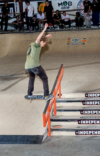 <!--da-atl17-finals-->

When Jared Cleland has a griptape job like that, it’s no surprise he can do Fakie Backtails every try.

