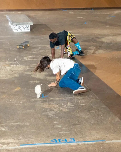 Moments after Timmy and Steezy collided.. and then Timmy stole the W

<!--goskateday22-->