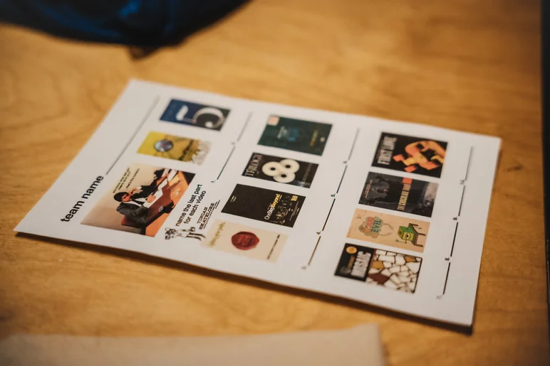 Even the trivia cards are a work of art!

<!--tampapro23thursdaynight-->