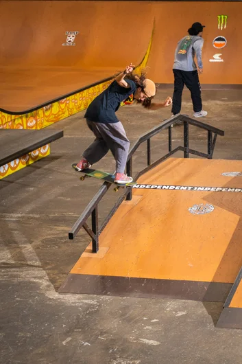 Kiki was throwing his foot off the board and flying away with these gap back lips

<!--TampaAm21IndyBestTrick-->