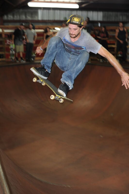 Who dat?  Frontside ollie over the hip