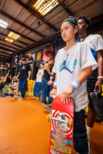 Ginwoo getting ready for action at the top of the Kahuna
<!--TampaAm21Finals-->