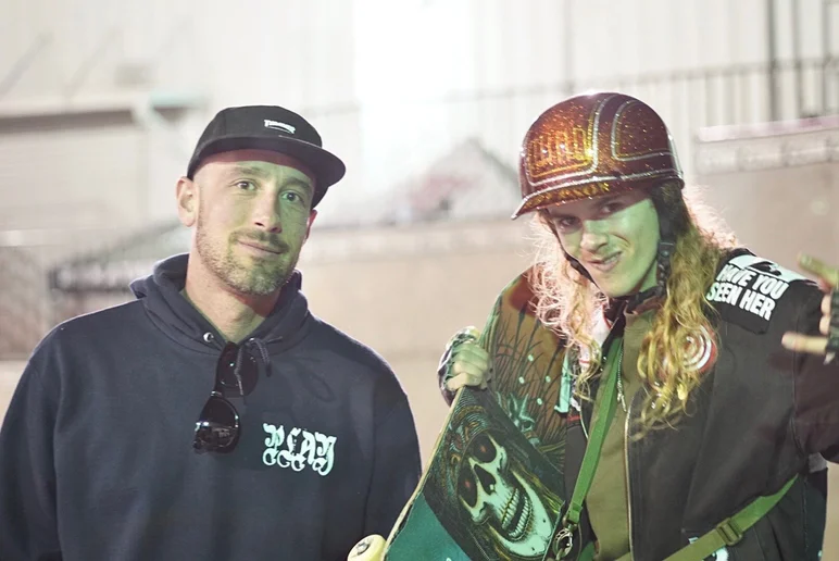 <!--pro20consjam-->

Even when he's partying, he still keeps the helmet on.
