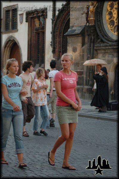 People Watching in Prague