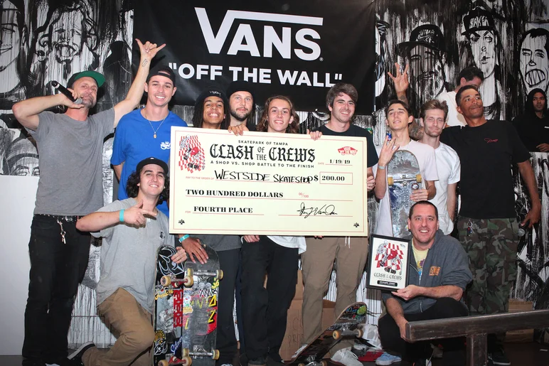<!-cotc19finals-->

Congratulations to the good homies at Westside Skateshop. 4th Place!
