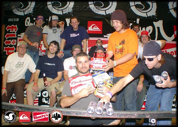 Tampa Pro 2004 Team Manager and Industry VIP Contest