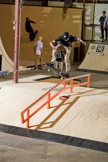 <!--DA-ATL16-1-->

Greg Holt bridges the gap with a Bluntslide.