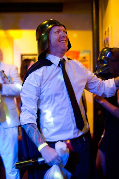 Junior Executive Vader pushing papers