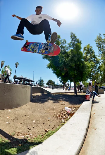 <!--dala152-->

Robert Neal Blasts Nollie Heels over the gap like nothing!