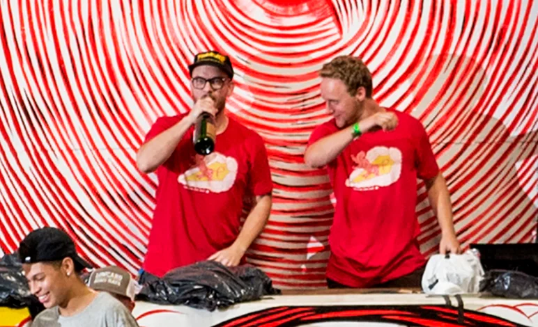 <!--am17sunday-->

Derick is a good dude so he lets DJ Cub take a swig too.