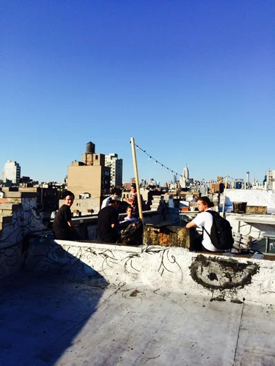 <!--NYCRT-->

The squad gets a prime rooftop view of the city.