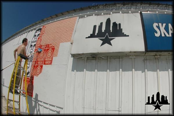 Shepard Fairey at Skatepark of Tampa