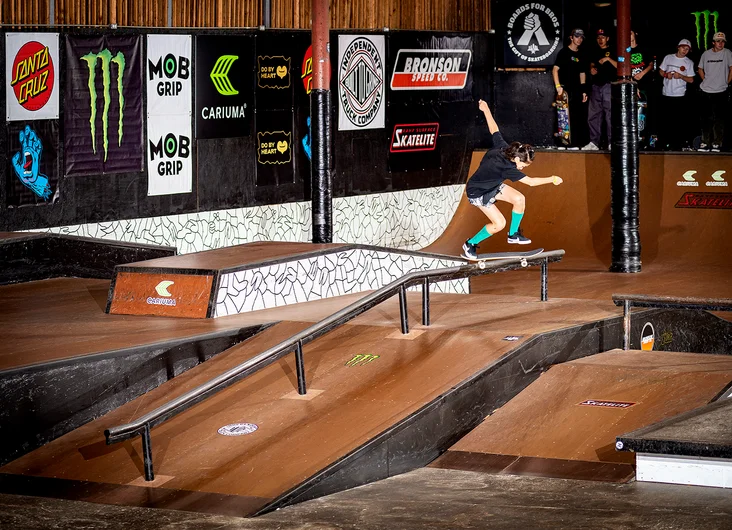 One more of Ginwoo Kickflipping into tingz!
<!--tampam2022finals-->