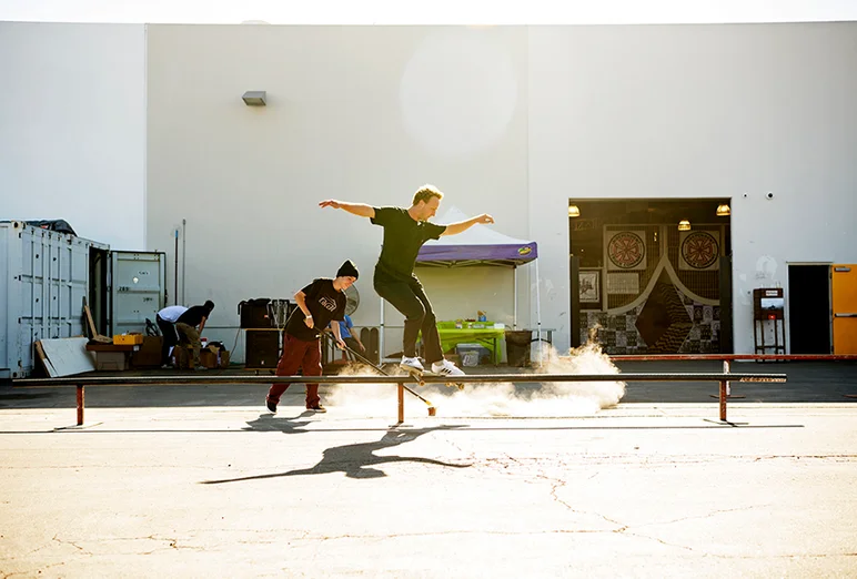 <!--dacm17-p-->

SPoT’s very own Wes Box and Derick Glancy doing some performance art in the backlot.