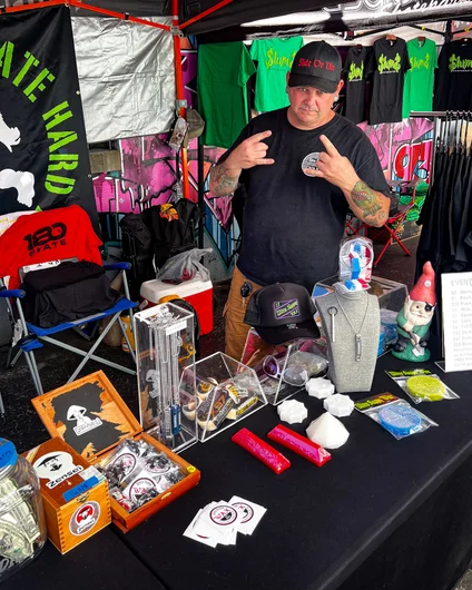 Ultra Slappy helping us slide all day.


<!--harvestjam2023-->