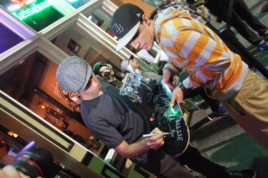 Mike Carroll tells a story with every signature